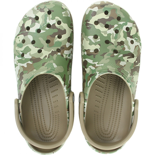Сабо Classic Graphic II Clog (45; Dark Camo Green/Khaki)